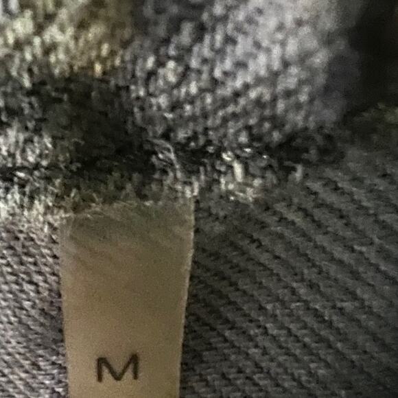 Soft Surroundings Denim Medium Blue and Olive Print Pull On Metro Legging Jeans - Picture 5 of 8